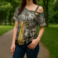 Jason Golden Fleece Seeker Cross Shoulder Shirt Ancient Greek Mythology Heroic Warrior Dragon Battle