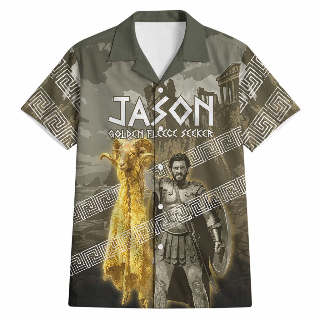 Jason Golden Fleece Seeker Hawaiian Shirt Ancient Greek Mythology Heroic Warrior Dragon Battle