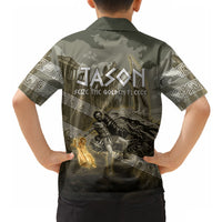 Jason Golden Fleece Seeker Hawaiian Shirt Ancient Greek Mythology Heroic Warrior Dragon Battle