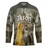Jason Golden Fleece Seeker Hockey Jersey Ancient Greek Mythology Heroic Warrior Dragon Battle
