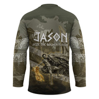 Jason Golden Fleece Seeker Hockey Jersey Ancient Greek Mythology Heroic Warrior Dragon Battle