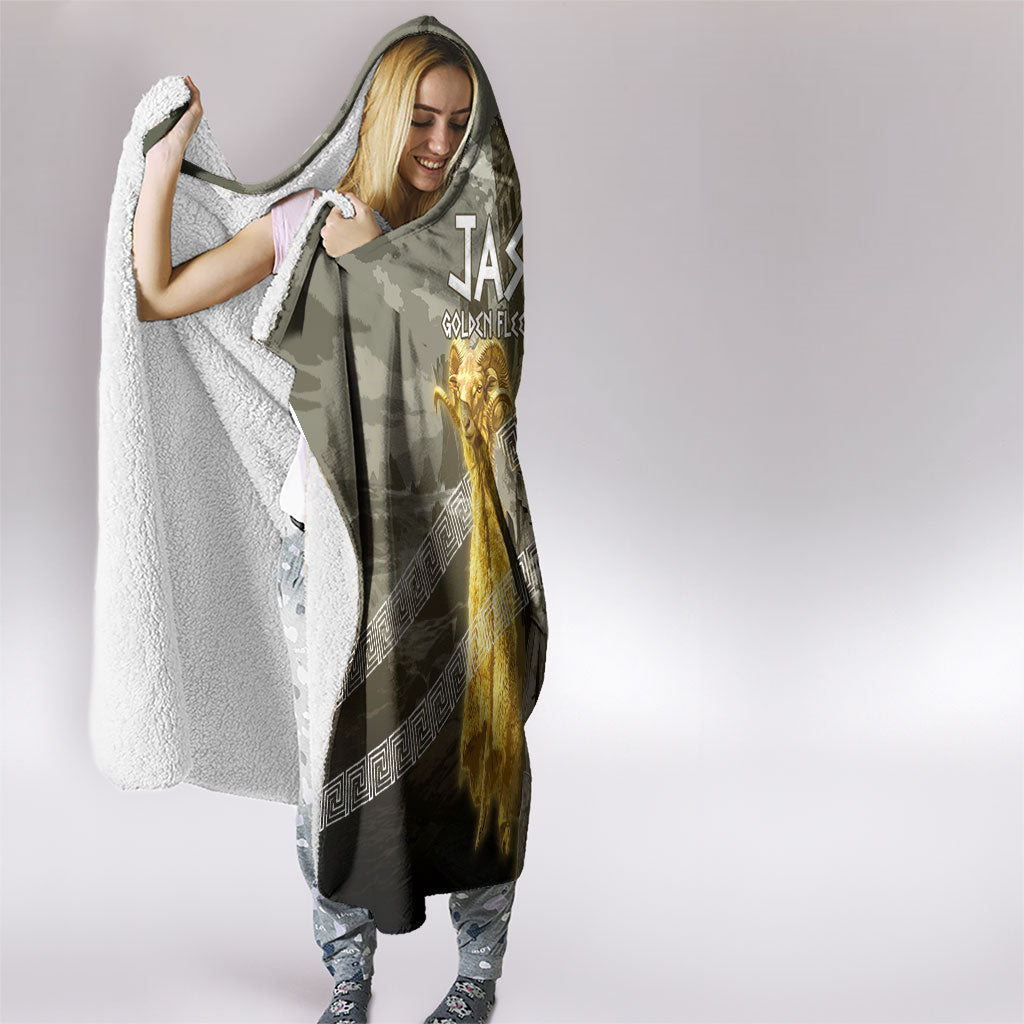 Jason Golden Fleece Seeker Hooded Blanket Ancient Greek Mythology Heroic Warrior Dragon Battle