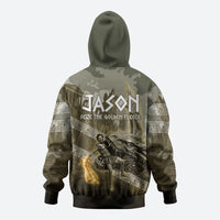 Jason Golden Fleece Seeker Hoodie Ancient Greek Mythology Heroic Warrior Dragon Battle