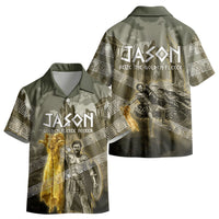 Jason Golden Fleece Seeker Kid Hawaiian Shirt Ancient Greek Mythology Heroic Warrior Dragon Battle