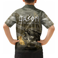 Jason Golden Fleece Seeker Kid Hawaiian Shirt Ancient Greek Mythology Heroic Warrior Dragon Battle