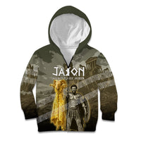 Jason Golden Fleece Seeker Kid Hoodie Ancient Greek Mythology Heroic Warrior Dragon Battle