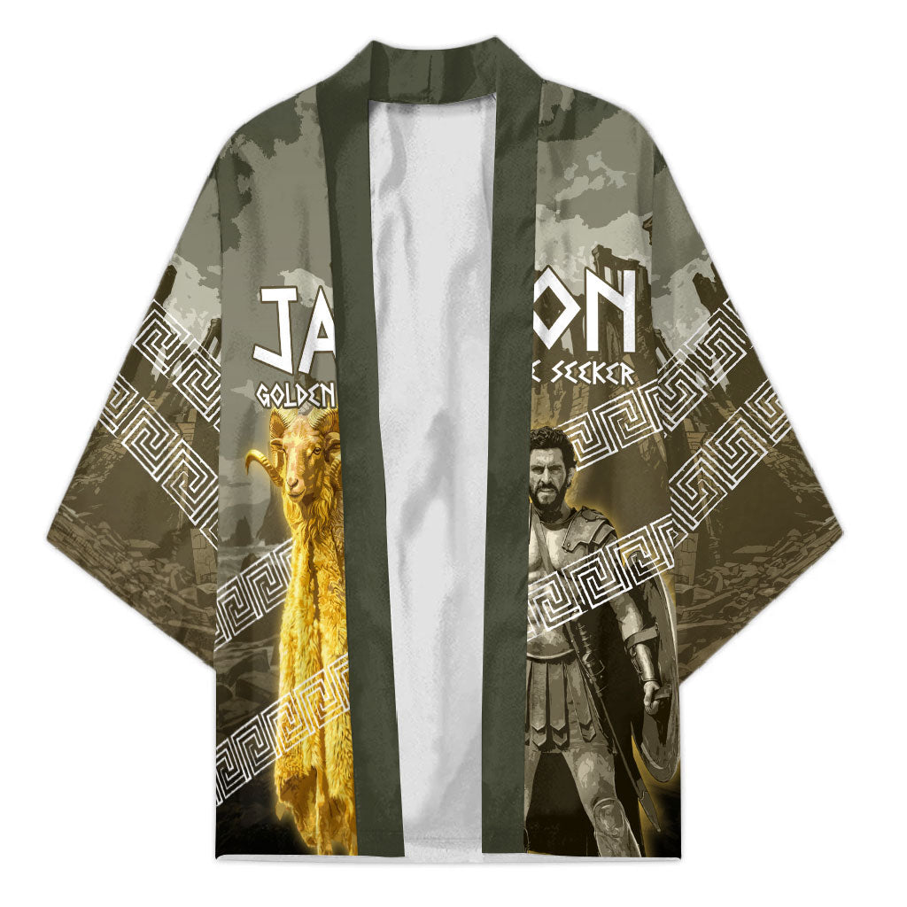 Jason Golden Fleece Seeker Kimono Ancient Greek Mythology Heroic Warrior Dragon Battle