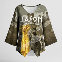 Jason Golden Fleece Seeker Kimono Sleeve Blouse Ancient Greek Mythology Heroic Warrior Dragon Battle