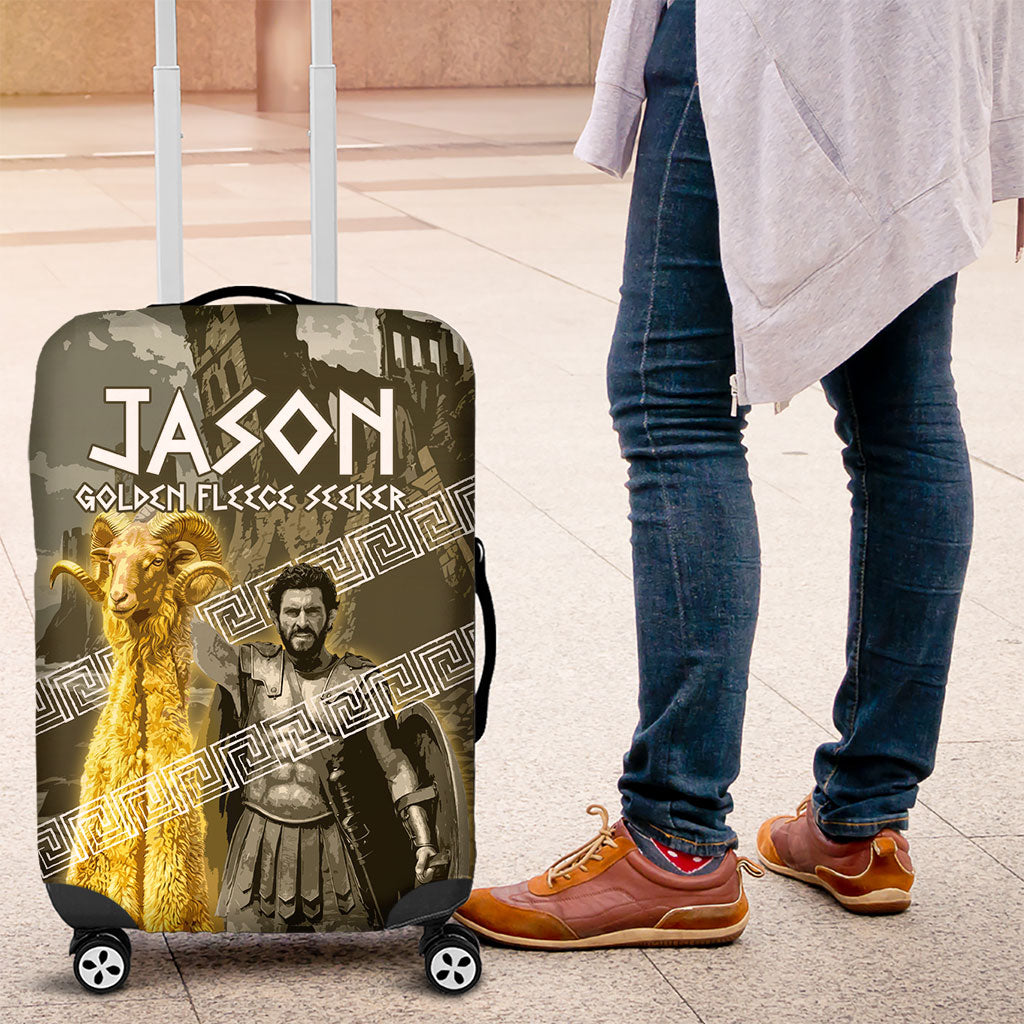Jason Golden Fleece Seeker Luggage Cover Ancient Greek Mythology Heroic Warrior Dragon Battle