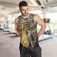Jason Golden Fleece Seeker Men Tank Top Ancient Greek Mythology Heroic Warrior Dragon Battle