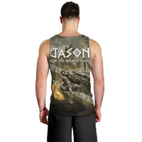 Jason Golden Fleece Seeker Men Tank Top Ancient Greek Mythology Heroic Warrior Dragon Battle