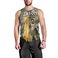 Jason Golden Fleece Seeker Men Tank Top Ancient Greek Mythology Heroic Warrior Dragon Battle