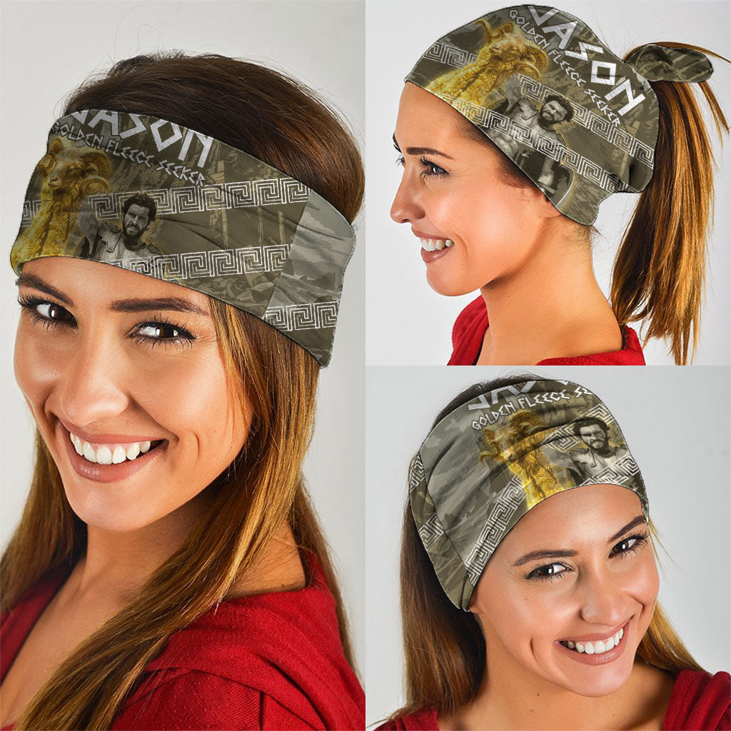 Jason Golden Fleece Seeker Neck Gaiter Ancient Greek Mythology Heroic Warrior Dragon Battle