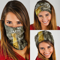 Jason Golden Fleece Seeker Neck Gaiter Ancient Greek Mythology Heroic Warrior Dragon Battle