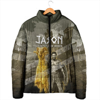 Jason Golden Fleece Seeker Padded Jacket Ancient Greek Mythology Heroic Warrior Dragon Battle