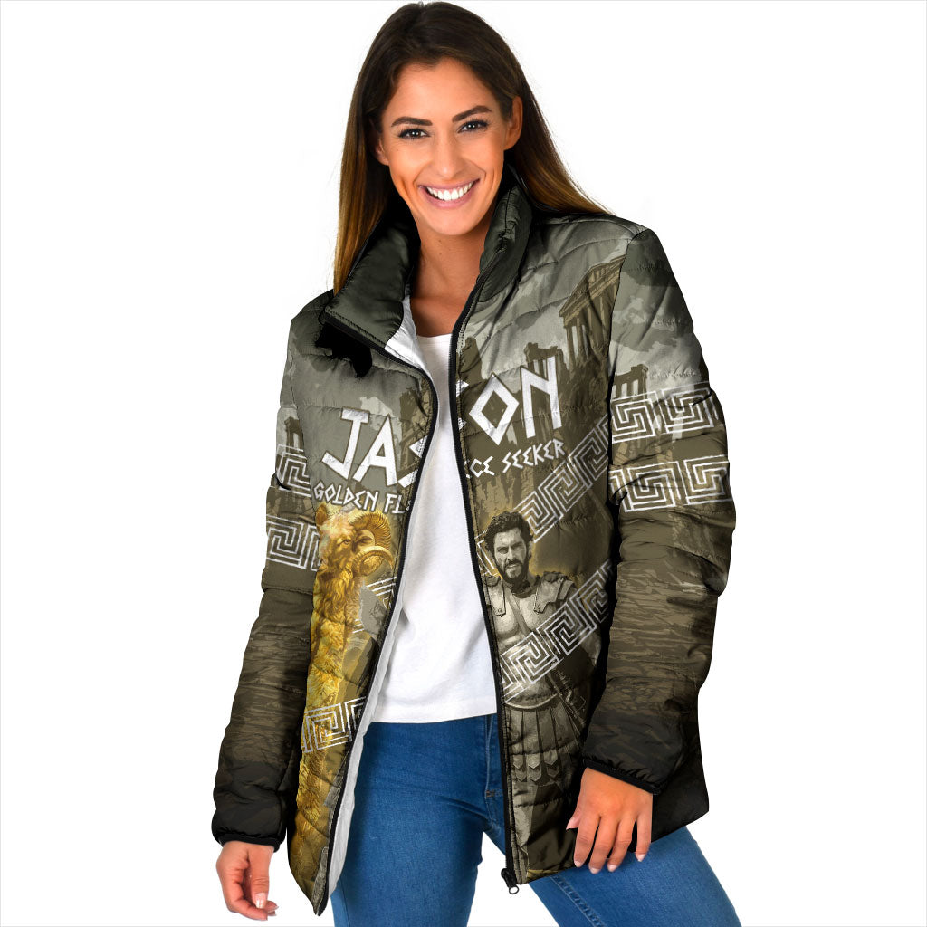 Jason Golden Fleece Seeker Padded Jacket Ancient Greek Mythology Heroic Warrior Dragon Battle