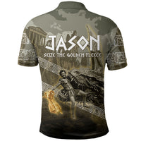 Jason Golden Fleece Seeker Polo Shirt Ancient Greek Mythology Heroic Warrior Dragon Battle