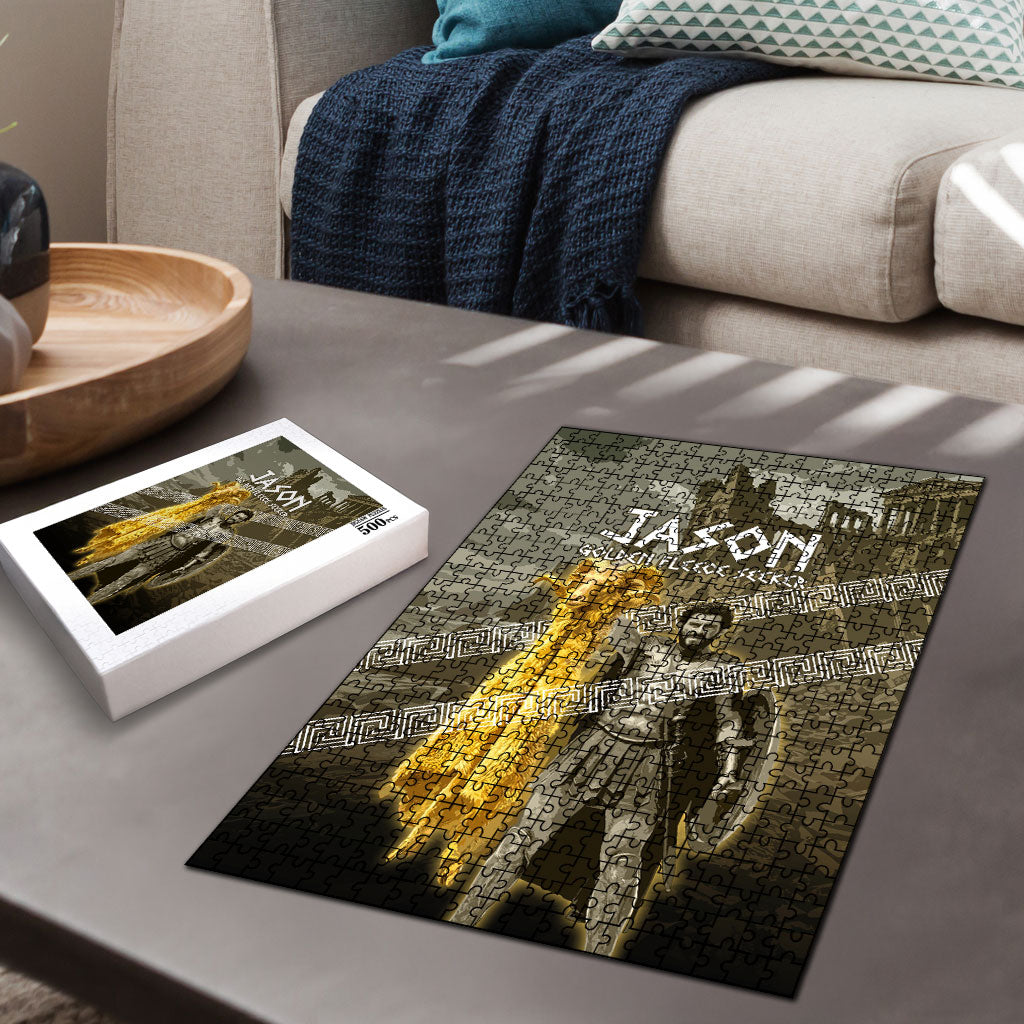 Jason Golden Fleece Seeker Puzzle Ancient Greek Mythology Heroic Warrior Dragon Battle