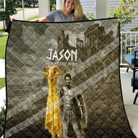 Jason Golden Fleece Seeker Quilt Ancient Greek Mythology Heroic Warrior Dragon Battle