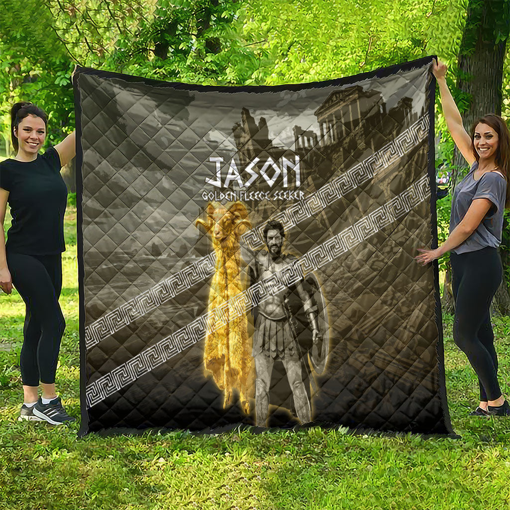 Jason Golden Fleece Seeker Quilt Ancient Greek Mythology Heroic Warrior Dragon Battle