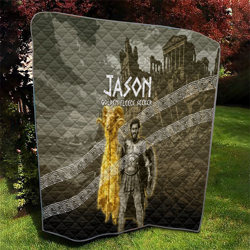 Jason Golden Fleece Seeker Quilt Ancient Greek Mythology Heroic Warrior Dragon Battle