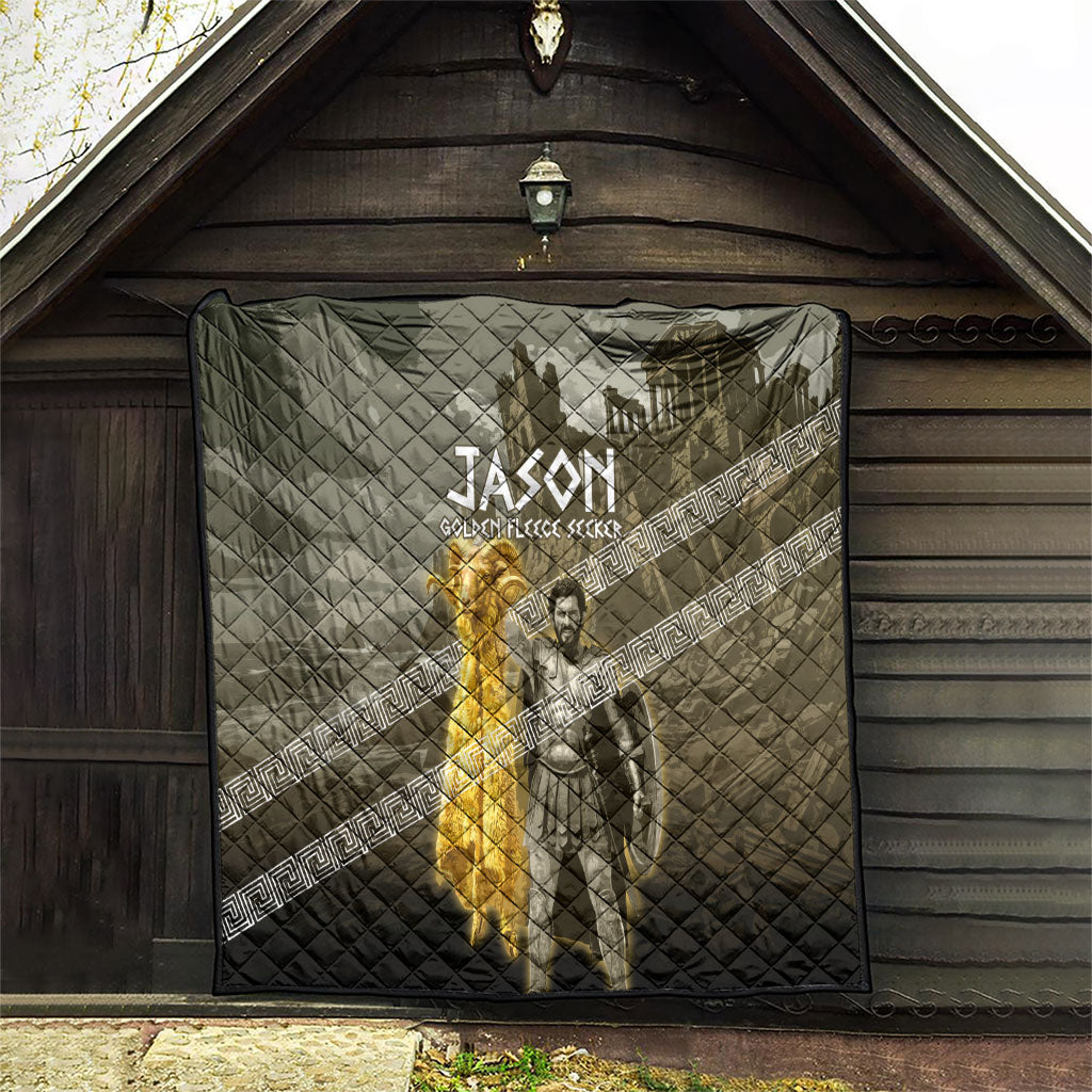 Jason Golden Fleece Seeker Quilt Ancient Greek Mythology Heroic Warrior Dragon Battle