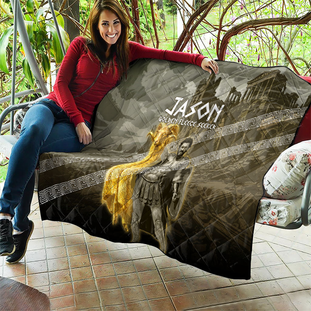Jason Golden Fleece Seeker Quilt Ancient Greek Mythology Heroic Warrior Dragon Battle