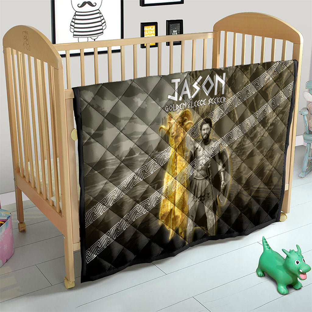 Jason Golden Fleece Seeker Quilt Ancient Greek Mythology Heroic Warrior Dragon Battle