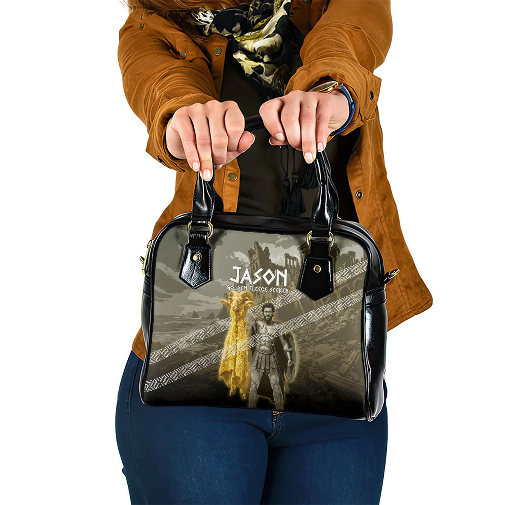 Jason Golden Fleece Seeker Shoulder Handbag Ancient Greek Mythology Heroic Warrior Dragon Battle