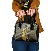 Jason Golden Fleece Seeker Shoulder Handbag Ancient Greek Mythology Heroic Warrior Dragon Battle