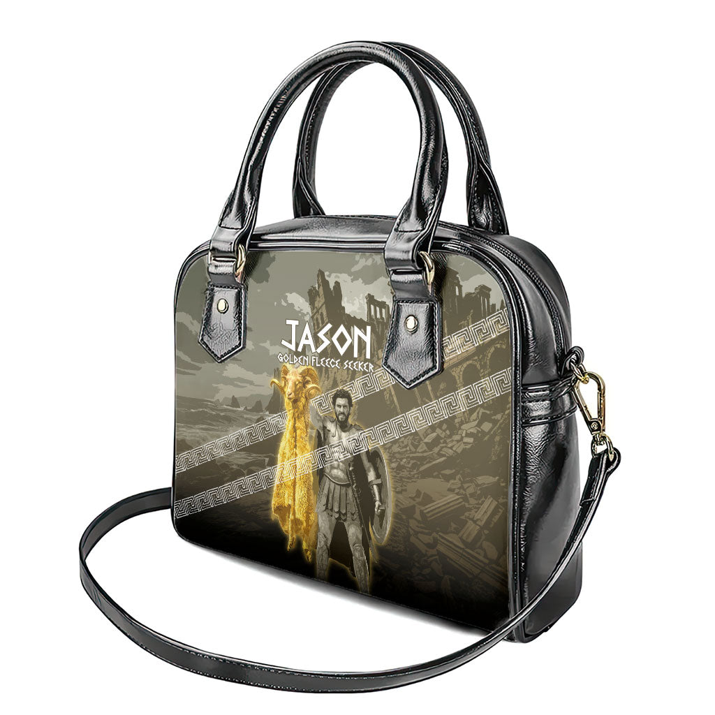 Jason Golden Fleece Seeker Shoulder Handbag Ancient Greek Mythology Heroic Warrior Dragon Battle
