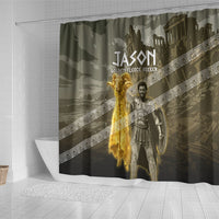 Jason Golden Fleece Seeker Shower Curtain Ancient Greek Mythology Heroic Warrior Dragon Battle