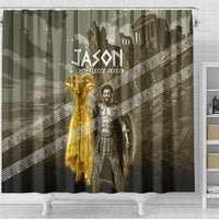 Jason Golden Fleece Seeker Shower Curtain Ancient Greek Mythology Heroic Warrior Dragon Battle