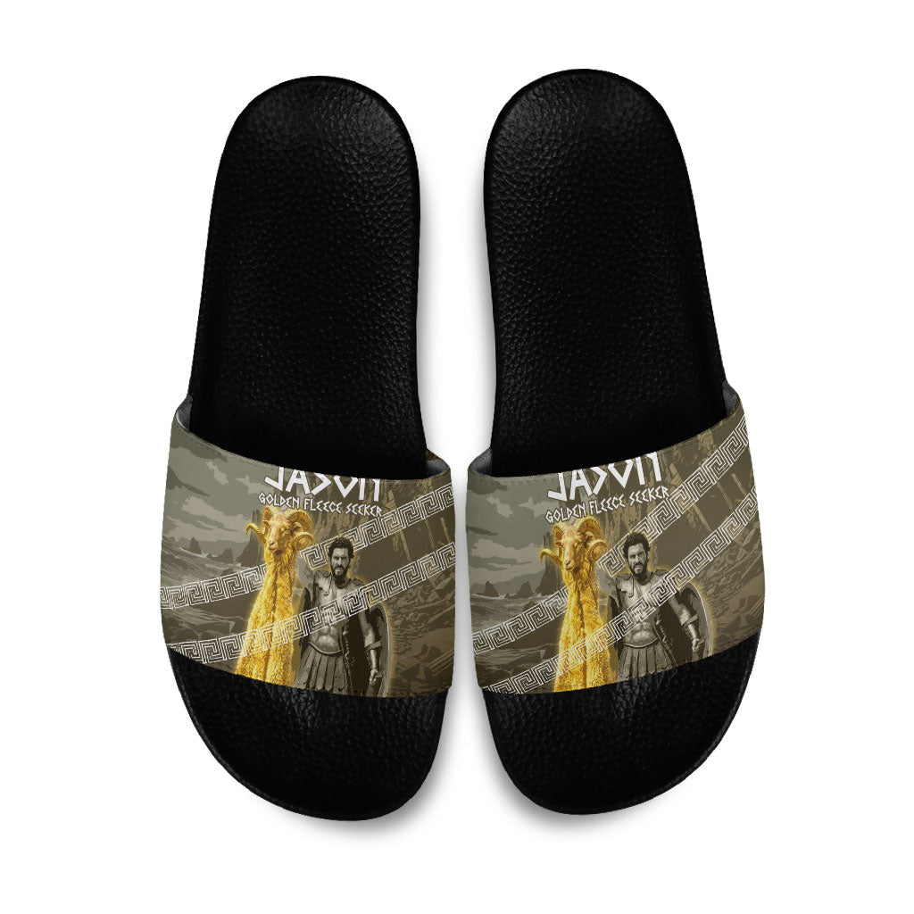 Jason Golden Fleece Seeker Slide Sandals Ancient Greek Mythology Heroic Warrior Dragon Battle