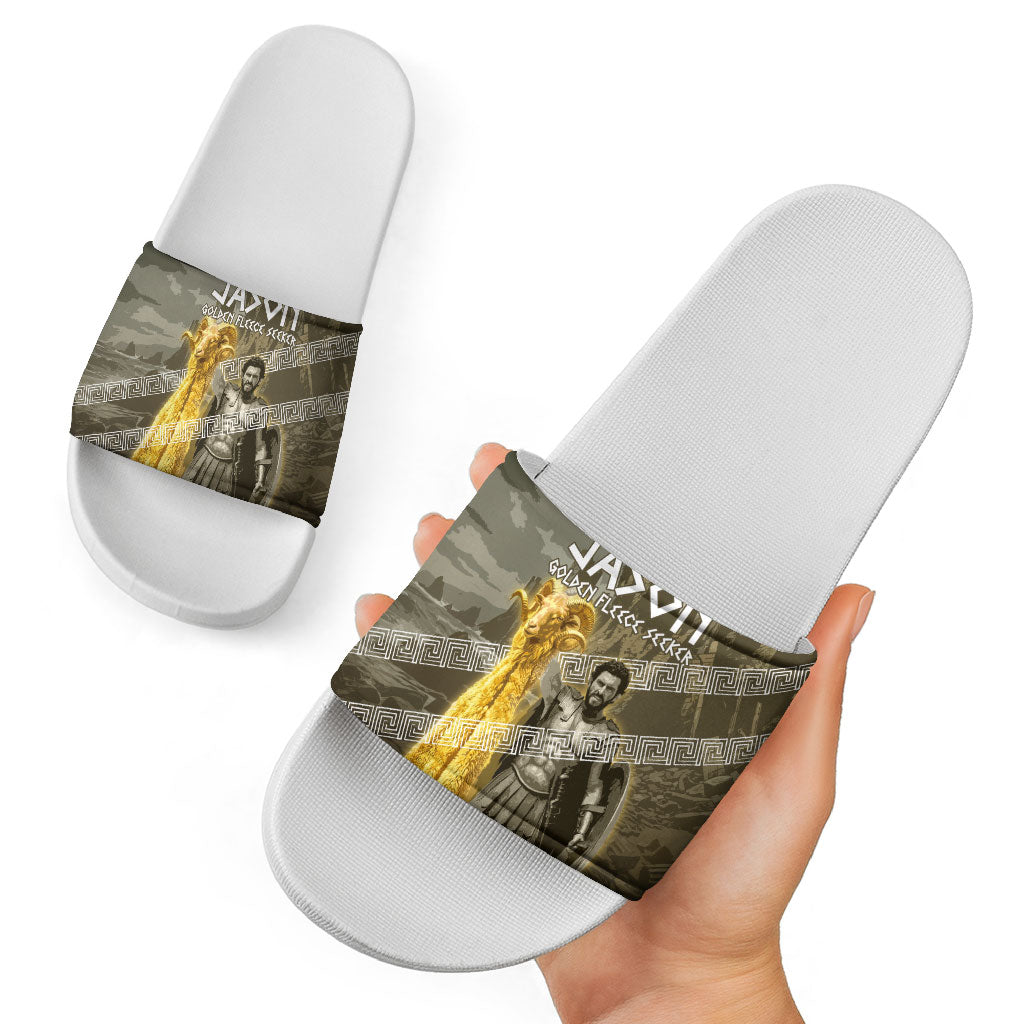 Jason Golden Fleece Seeker Slide Sandals Ancient Greek Mythology Heroic Warrior Dragon Battle
