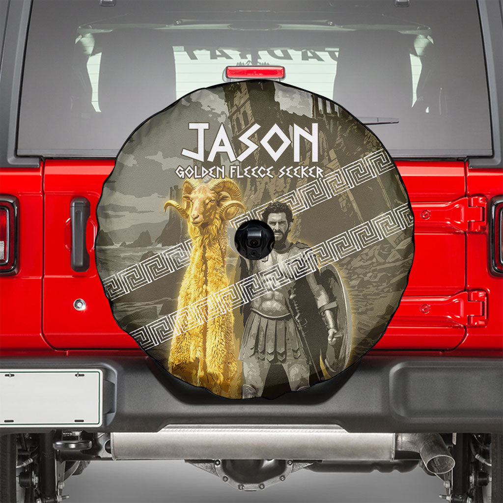 Jason Golden Fleece Seeker Spare Tire Cover Ancient Greek Mythology Heroic Warrior Dragon Battle