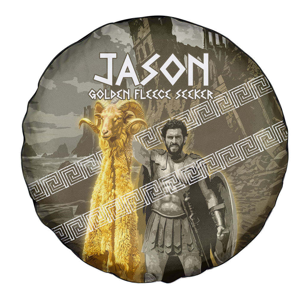 Jason Golden Fleece Seeker Spare Tire Cover Ancient Greek Mythology Heroic Warrior Dragon Battle