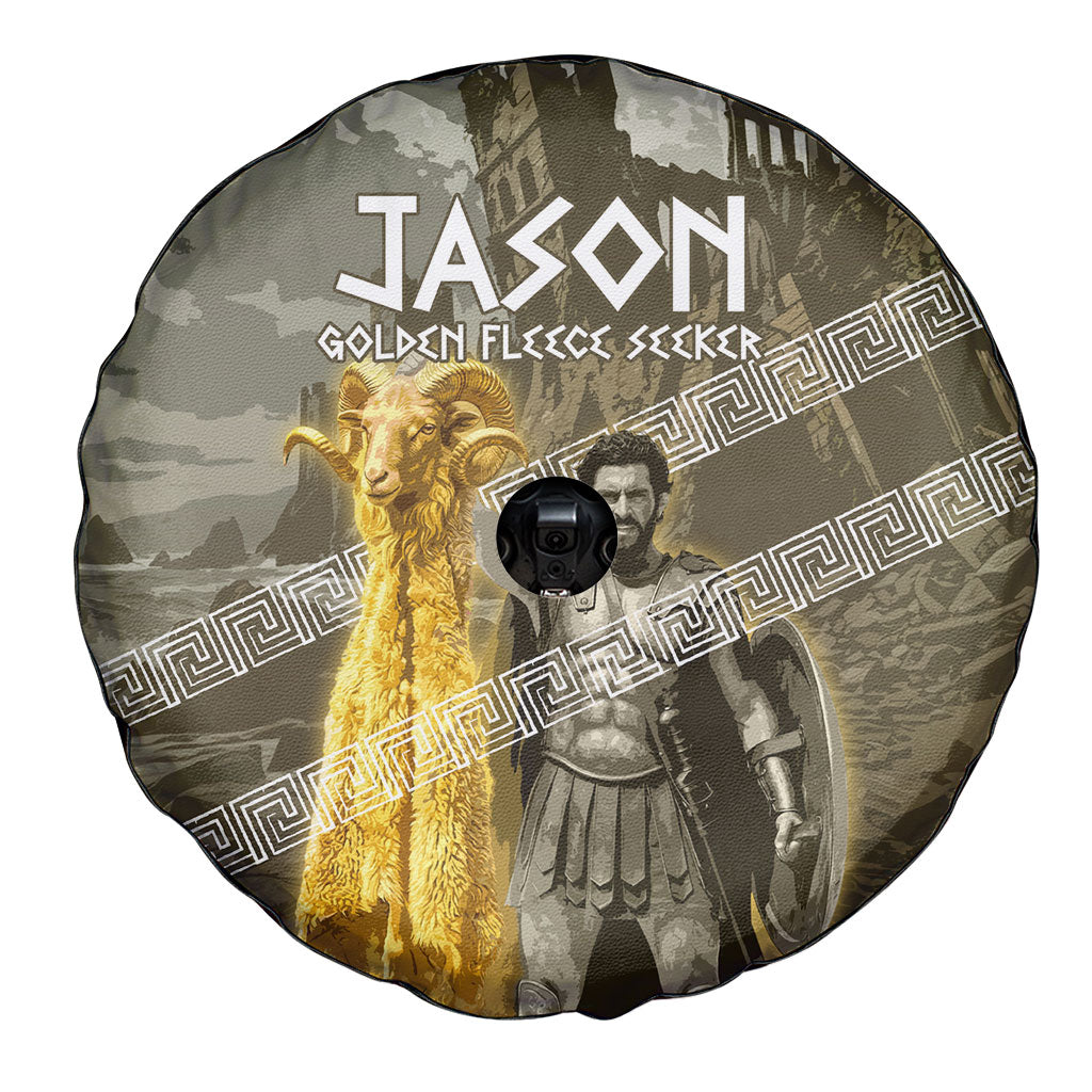 Jason Golden Fleece Seeker Spare Tire Cover Ancient Greek Mythology Heroic Warrior Dragon Battle