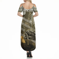 Jason Golden Fleece Seeker Summer Maxi Dress Ancient Greek Mythology Heroic Warrior Dragon Battle