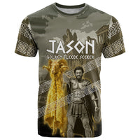 Jason Golden Fleece Seeker T Shirt Ancient Greek Mythology Heroic Warrior Dragon Battle