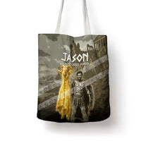 Jason Golden Fleece Seeker Tote Bag Ancient Greek Mythology Heroic Warrior Dragon Battle