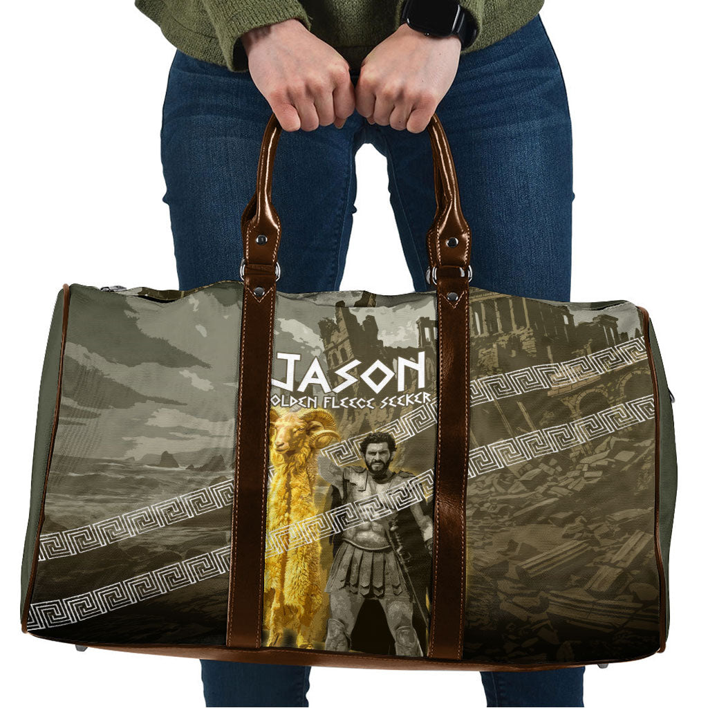 Jason Golden Fleece Seeker Travel Bag Ancient Greek Mythology Heroic Warrior Dragon Battle