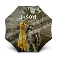 Jason Golden Fleece Seeker Umbrella Ancient Greek Mythology Heroic Warrior Dragon Battle