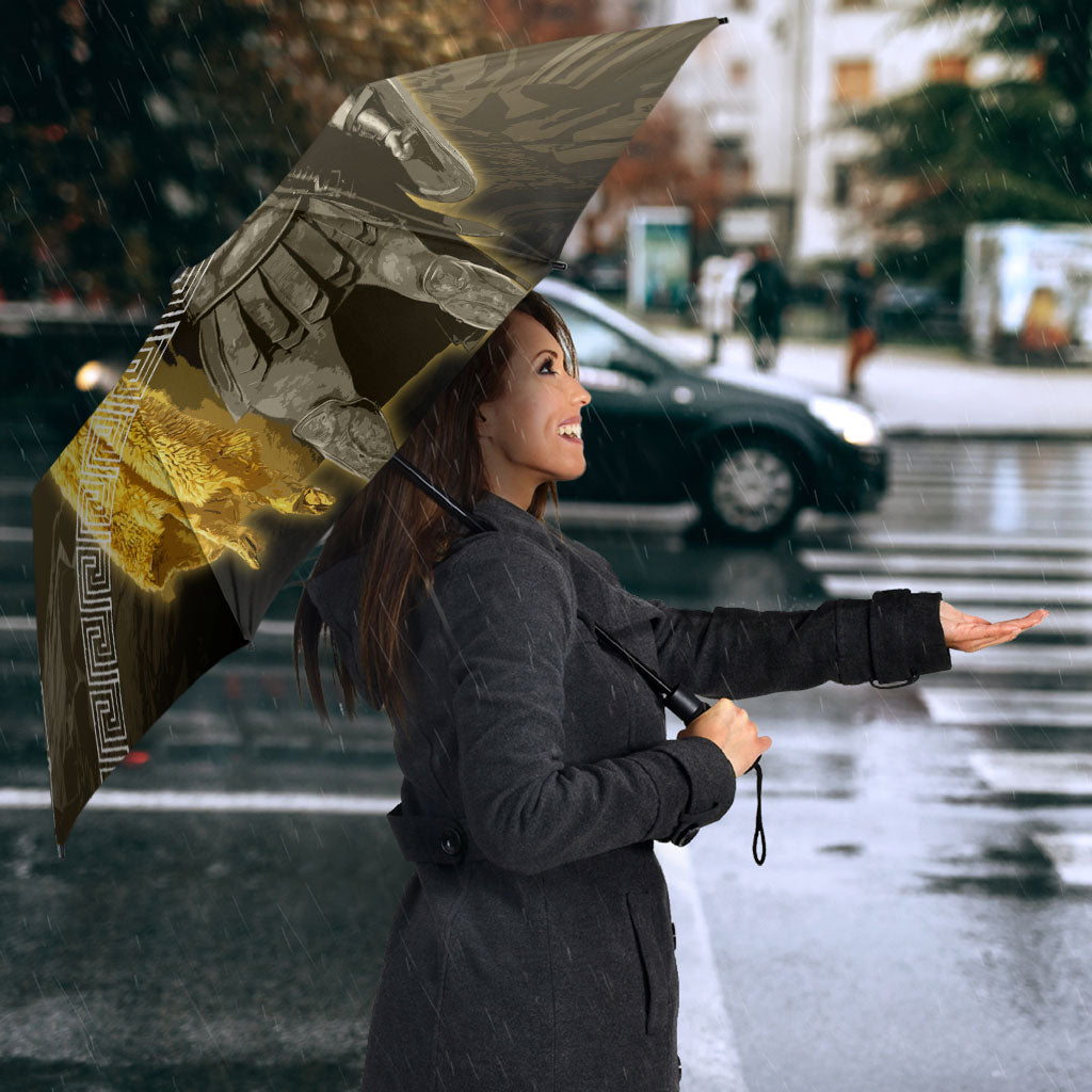 Jason Golden Fleece Seeker Umbrella Ancient Greek Mythology Heroic Warrior Dragon Battle