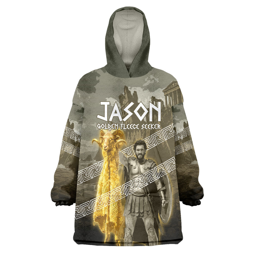 Jason Golden Fleece Seeker Wearable Blanket Hoodie Ancient Greek Mythology Heroic Warrior Dragon Battle
