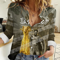 Jason Golden Fleece Seeker Women Casual Shirt Ancient Greek Mythology Heroic Warrior Dragon Battle