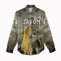 Jason Golden Fleece Seeker Women Casual Shirt Ancient Greek Mythology Heroic Warrior Dragon Battle