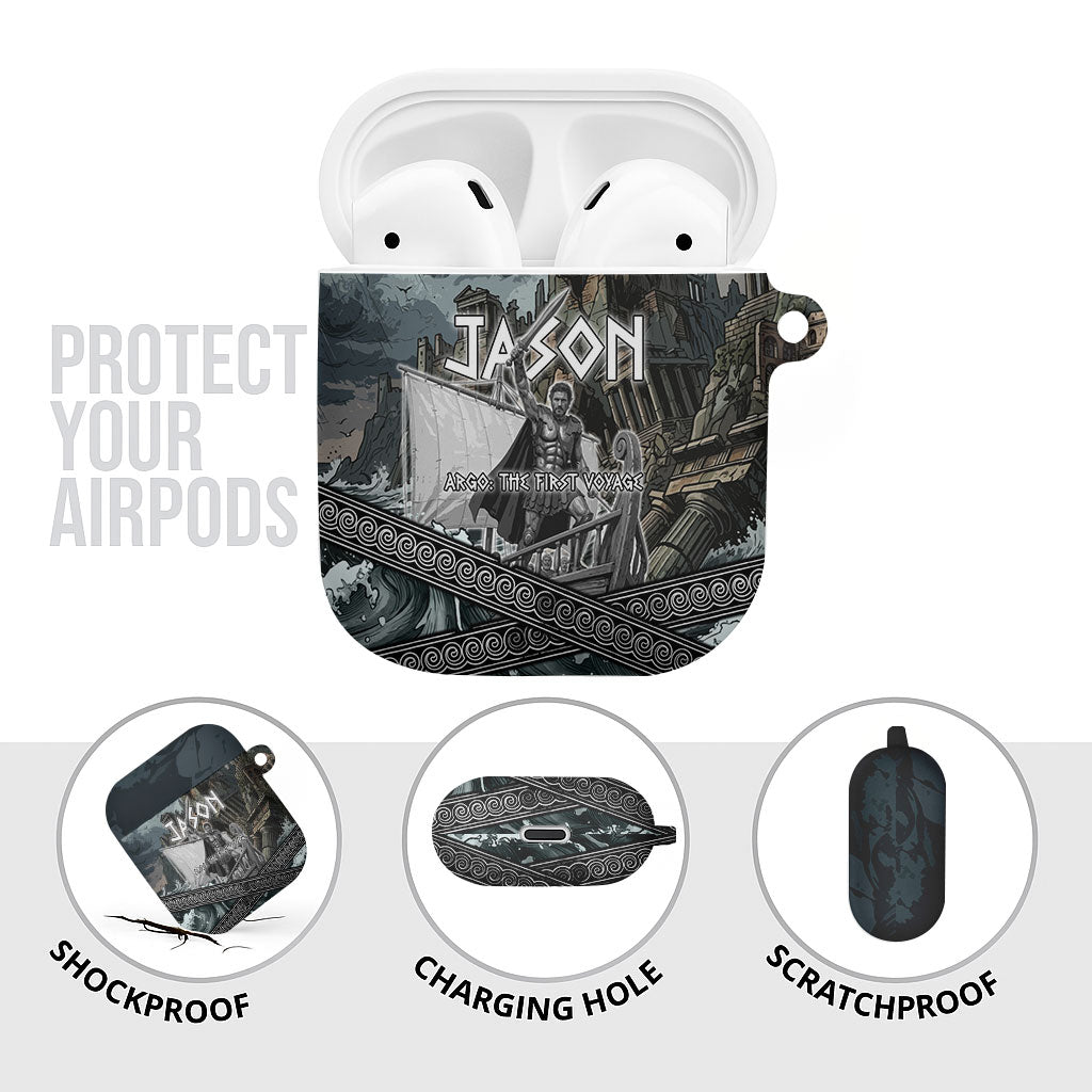 Jason Argo The First Voyage AirPods Case Ancient Greek Mythology Heroic Warrior Dragon Battle