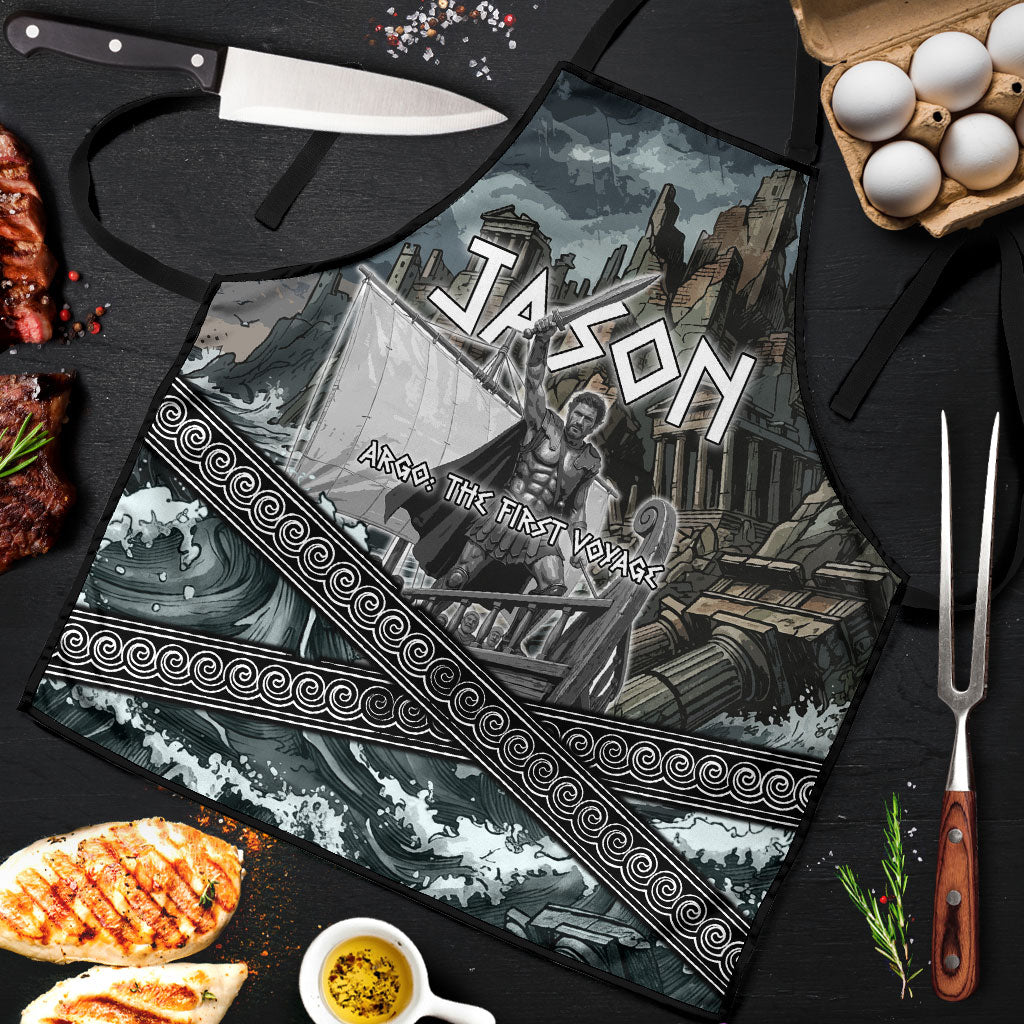 Jason Argo The First Voyage Apron Ancient Greek Mythology Heroic Warrior Dragon Battle