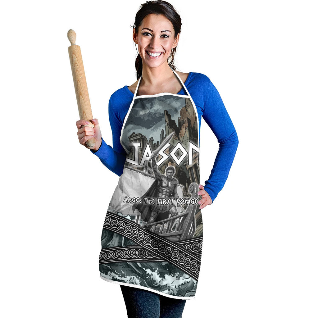 Jason Argo The First Voyage Apron Ancient Greek Mythology Heroic Warrior Dragon Battle